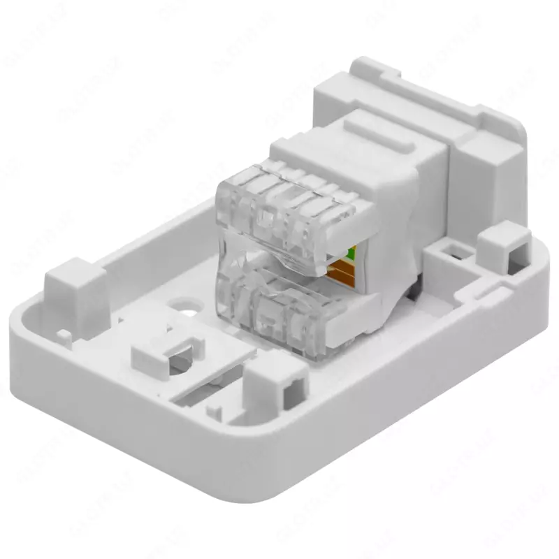 Корпус настенной розетки SNR под модули KeyStone, 1 порт (SNR-MB-DPS-1)