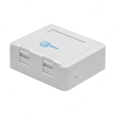 Корпус настенной розетки SNR под модули KeyStone, 2 порта (SNR-MB-DPS-2)