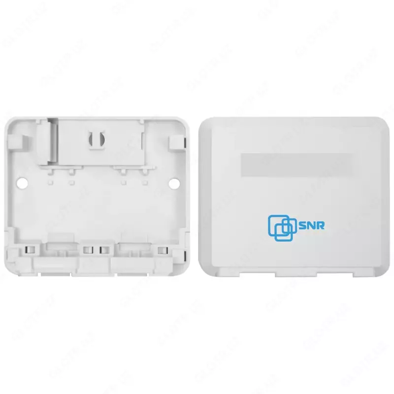 Корпус настенной розетки SNR под модули KeyStone, 2 порта (SNR-MB-DPS-2)