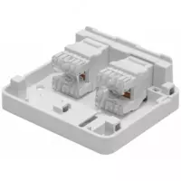 Корпус настенной розетки SNR под модули KeyStone