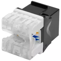  Модуль Keystone Jack SNR  неэкранированный  cat.5e  горизонтальная заделка (SNR-KJ-U5E-180) - 