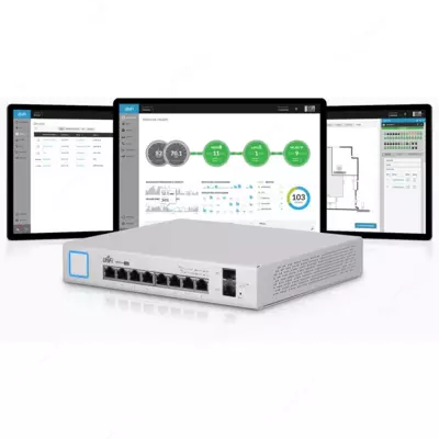 Коммутатор Ubiquiti UniFi Switch PoE US-8-150W (арт. US-8-150W) ООО "Power Max Group"