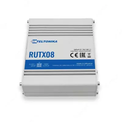 2 898 000 сум / шт. Промышленный маршрутизатор Teltonika RUTX08 Ethernet Router (арт.RUTX08)