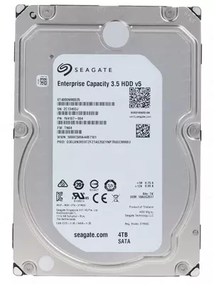 Жесткий диск Seagate Enterprise Capacity 4TB 7.2k 3.5" SATA (арт. ST4000NM0035)