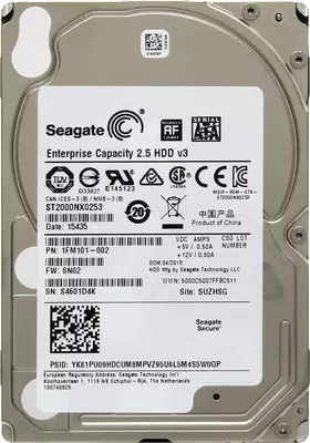 Жесткий диск Seagate Enterprise Capacity V.3 2TB 7.2k 2.5" SATA (арт. ST2000NX0253)