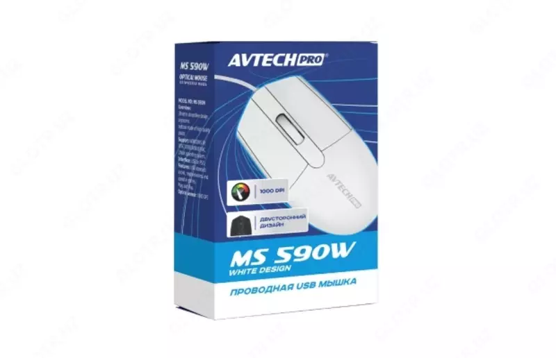 Kompyuter sichqonchasi Avtech Pro MS590W, lazer