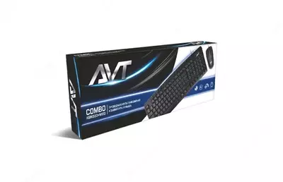 Комплект (клавиатура+мышь) AVT COMBO KBM300+M100 USB