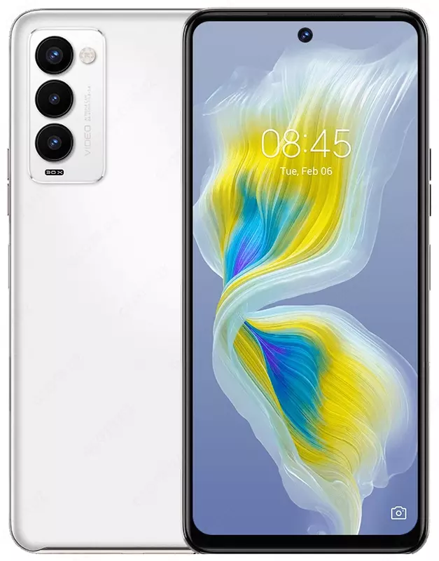 Смартфон Tecno Mobile Camon 18Р 86/128 GB Ceramic White + Tecno Buds 1 White