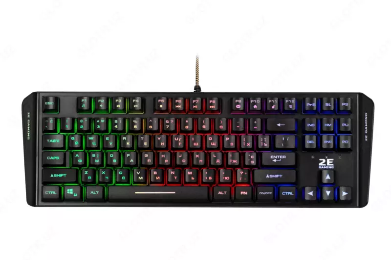 O'yin klaviaturasi 2E Gaming KG355 | F-RGB | USB | Qora