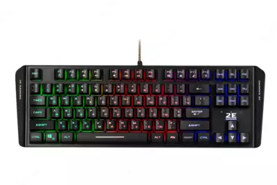 O'yin klaviaturasi 2E Gaming KG355 | F-RGB | USB | Qora
