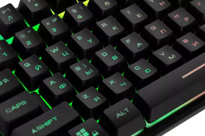 O'yin klaviaturasi 2E Gaming KG355 | F-RGB | USB | Qora