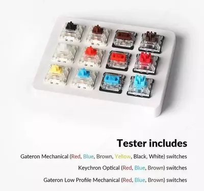 Набор механических переключателей Keychron Mixed MX Switch Set 2 12Pcs/Set