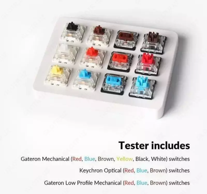 Набор механических переключателей Keychron Mixed MX Switch Set 2 12Pcs/Set