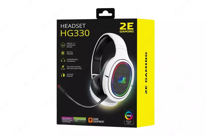 Наушники игровые 2E Gaming HG330 7.1 USB White