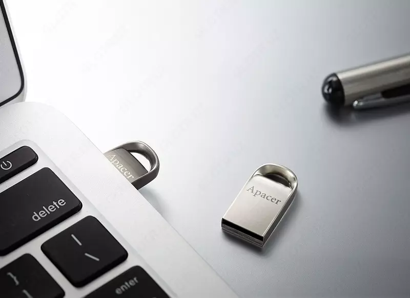 Flash-disk Apacer AH115 USB 2.0, 32 GB Silver