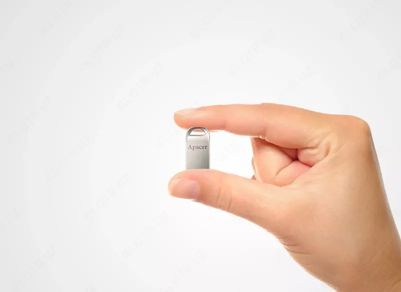 Flash-disk Apacer AH115 USB 2.0, 32 GB Silver