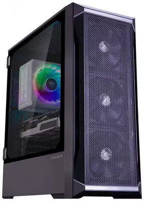 Корпус компьютерный Zalman Z8, закаленное стекло