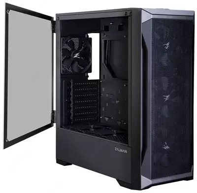 Корпус компьютерный Zalman Z8, закаленное стекло