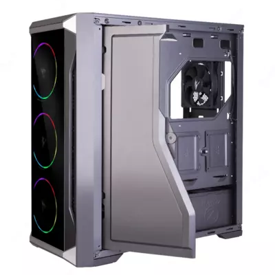 Корпус компьютерный Zalman Z8 TG, закаленное стекло, RGB