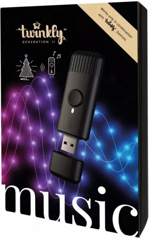 USB Адаптер Twinkly Music Dongle Gen II для Smart LED гирлянд Twinkly (TMD01USB)