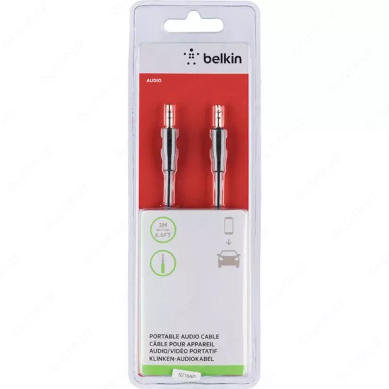 Belkin AUX kabeli 3,5 mm (M) dan 3,5 mm (M), 2 m (F3Y117bt2M)