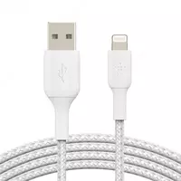 Кабель Belkin BRAIDED A-LTG white