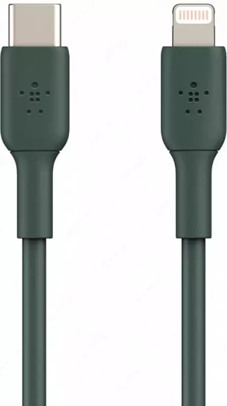 Кабель Belkin BRAIDED Lightning - USB-С, PVC, midnight green, 1 м (CAA003BT1MMG)