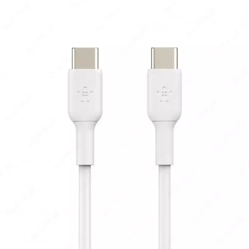 Кабель Belkin PVC C-C 2.0 1M, WHT, 1 м (CAB003BT1MWH)