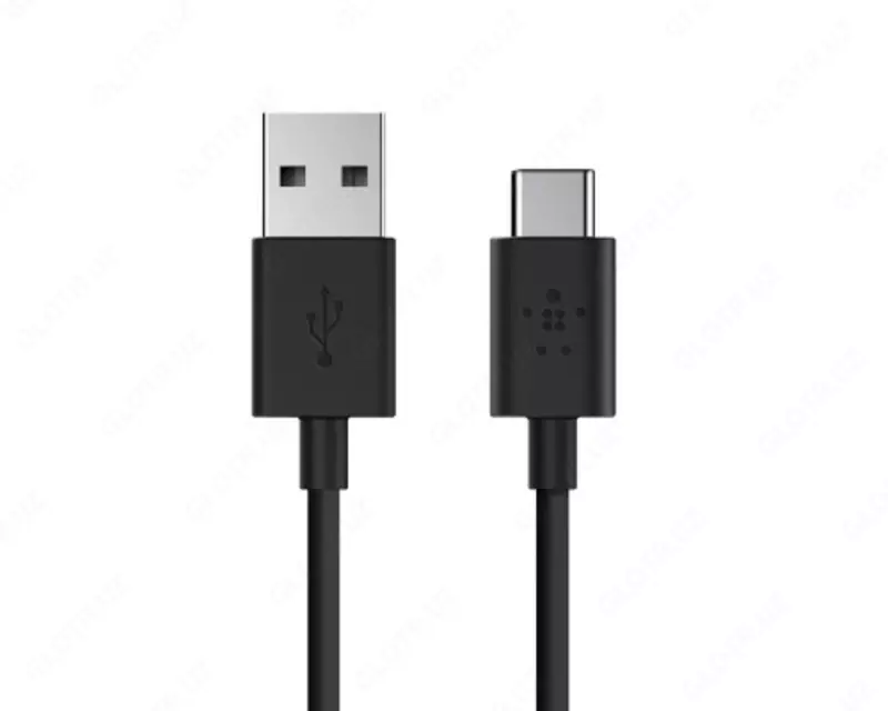 Кабель Belkin USB 2.0 Mixit USB-A / USB-C, 480MBPS, 3A, black, 1.8 м (F2CU032bt06-BLK)