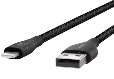 Кабель Belkin DuraTek Plus Lightning на USB-A, black, 1.2 м (F8J236bt04-BLK)