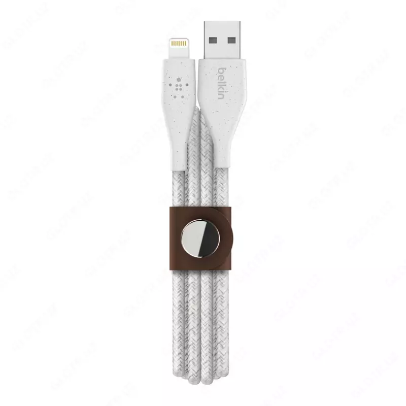 Кабель Belkin DuraTek Plus Lightning на USB-A, white, 1.2 м (F8J236bt04-WHT)
