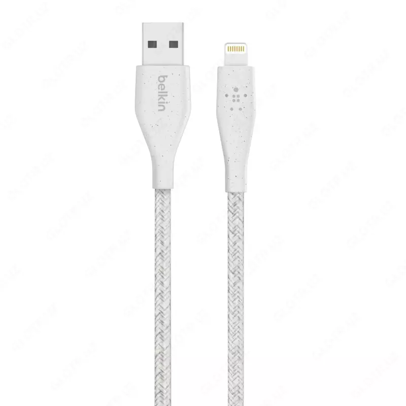Кабель Belkin DuraTek Plus Lightning на USB-A, white, 1.2 м (F8J236bt04-WHT)