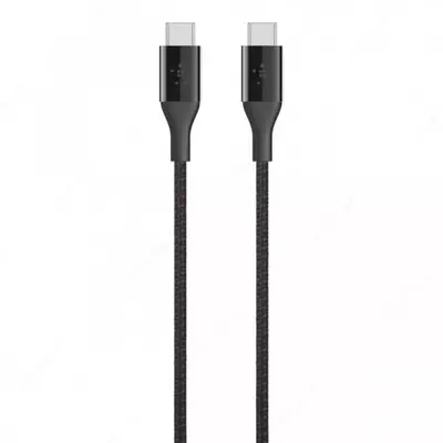 Кабель Belkin DuraTek Mixit USB-C на USB-C, black, 1.2 м (F2CU050bt04-BLK)