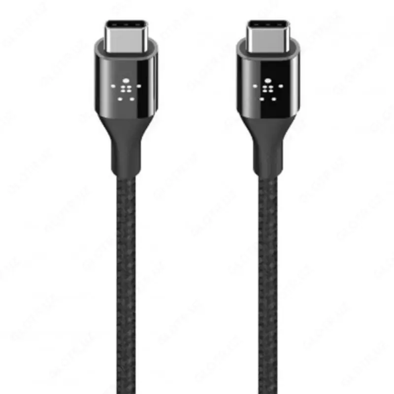 Кабель Belkin DuraTek Mixit USB-C на USB-C, black, 1.2 м (F2CU050bt04-BLK)