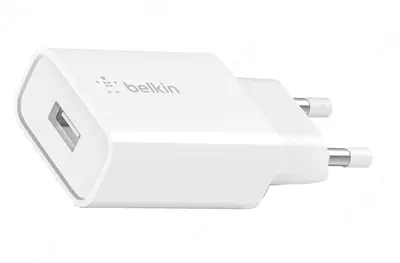 Сетевое зарядное устройство Belkin SINGLE USB-A WALL CHARGER,18W QC3, WHT (WCA001VFWH)