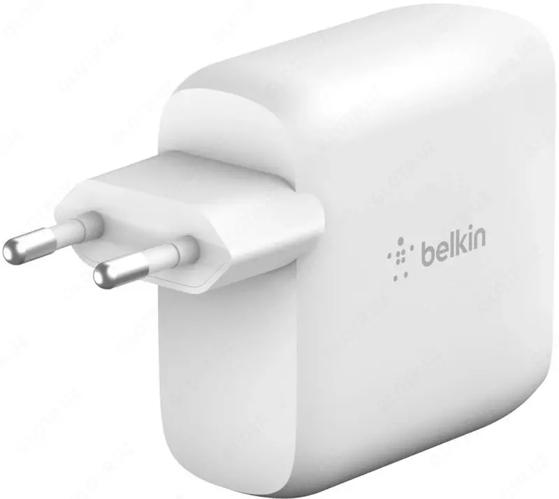 Сетевое зарядное устройство Belkin 68W USB-C CHARGER, GAN, 50C/18C, WHT (WCH003vfWH)