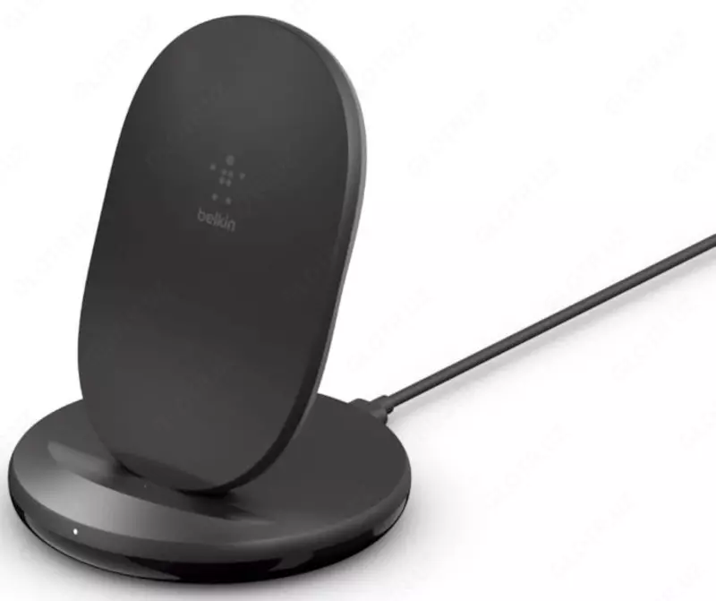 Беспроводное зарядное устройство BELKIN Stand Wireless Charging Qi, 15W, black (WIB002VFBK)