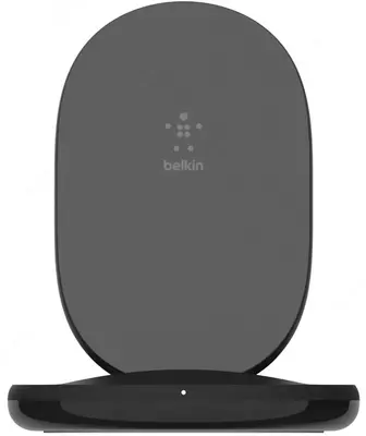Беспроводное зарядное устройство BELKIN Stand Wireless Charging Qi, 15W, black (WIB002VFBK)