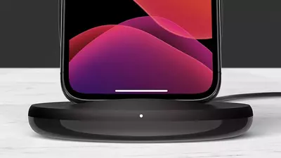 Беспроводное зарядное устройство BELKIN Stand Wireless Charging Qi, 15W, black (WIB002VFBK)