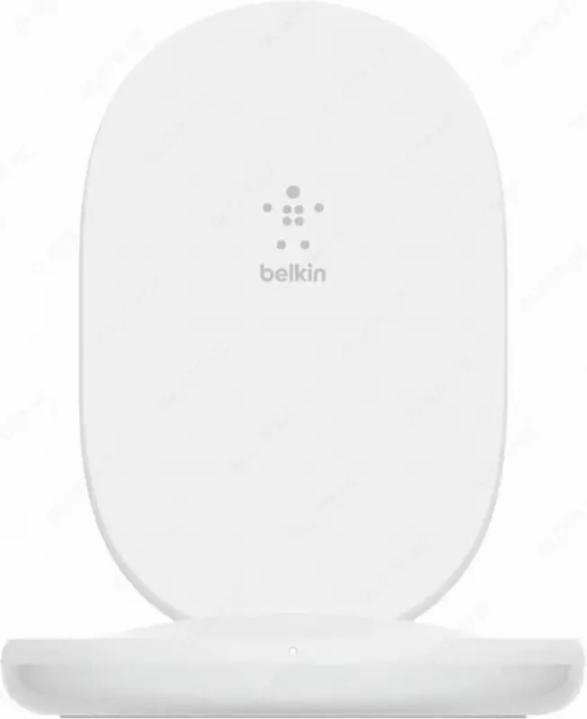 Беспроводное зарядное устройство BELKIN Stand Wireless Charging Qi, 15W, white (WIB002VFWH)