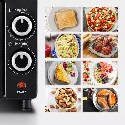 Электрическая печь-тостер Panasonic NT-H900KTQ, черная