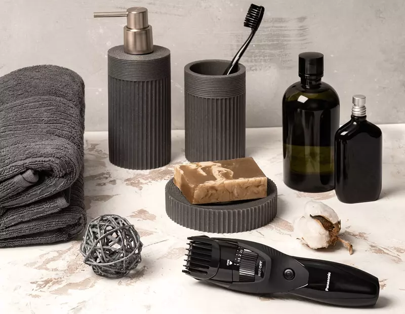 Panasonic ER-GB42-K520 soqol va mo'ylov uchun trimer, qora