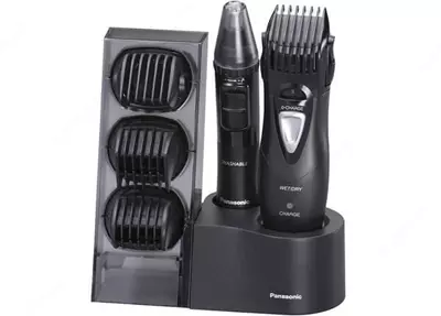 Триммер для стрижки бороды и волос на теле Panasonic ER-GY10CM520, черный