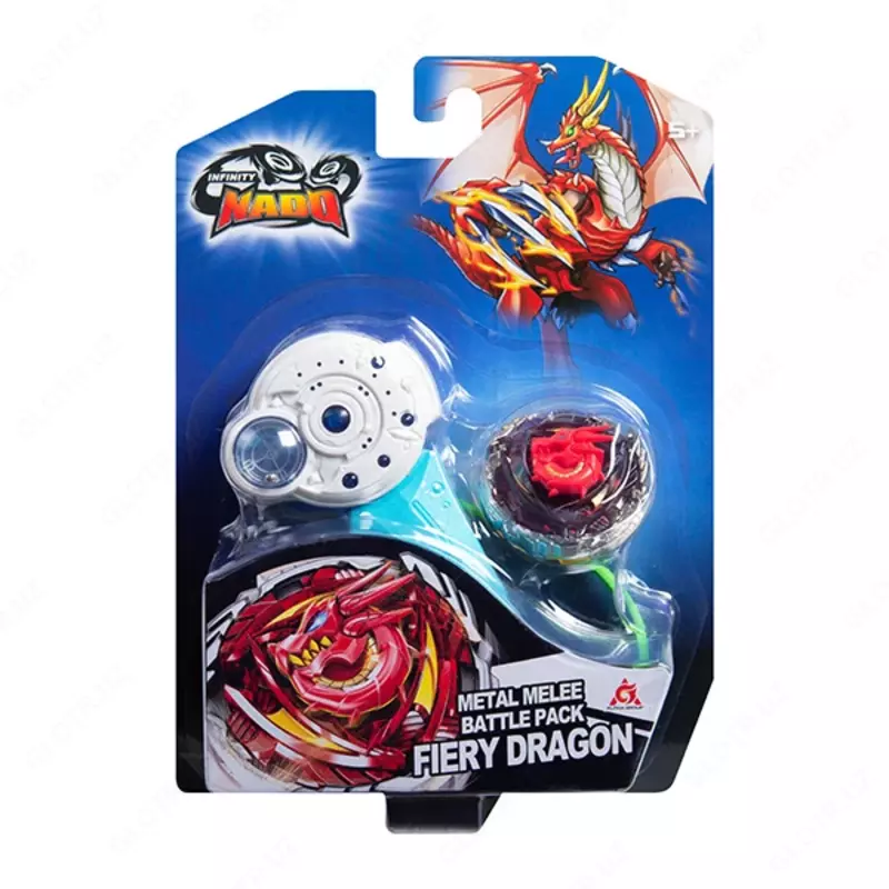 Aylanadigan top o'yinchoq Auldey Infinity Nado Classic seriyasi - Fiery Dragon (EU634206)