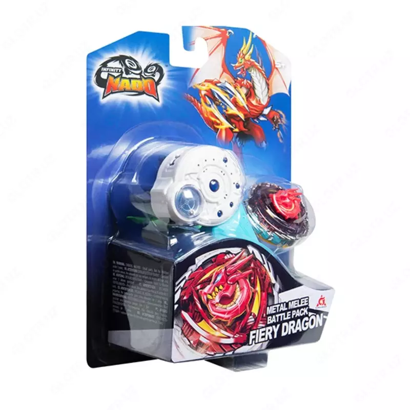 Aylanadigan top o'yinchoq Auldey Infinity Nado Classic seriyasi - Fiery Dragon (EU634206)