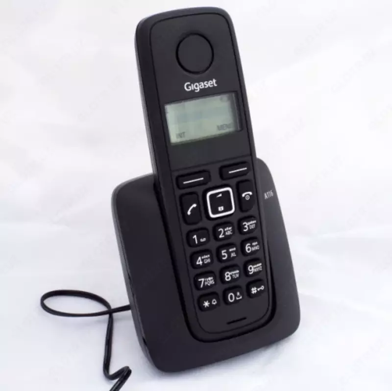 Gigaset DECT simsiz telefon A116 Black (S30852H2801S301)