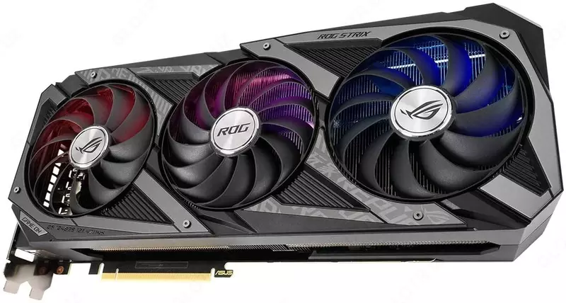   Видеокарта ASUS ROG Strix GeForce RTX 3080 V2 OC Edition (LHR) (ROG-STRIX-RTX3080-O10G-V2-GAMING)