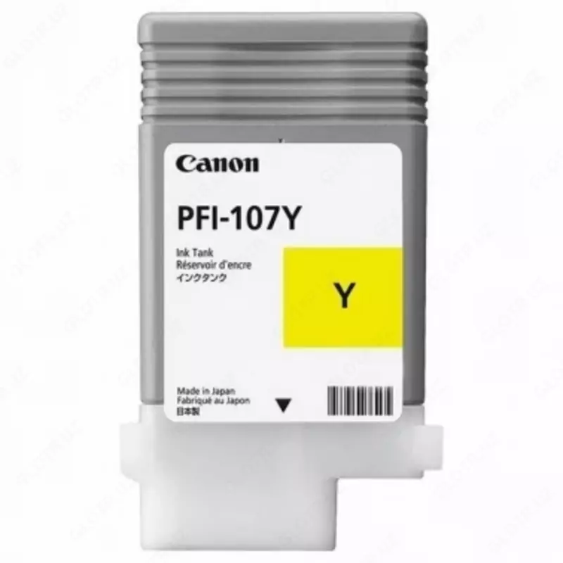 Картридж Canon PFI107 Y (130 ml) для IPF770/670