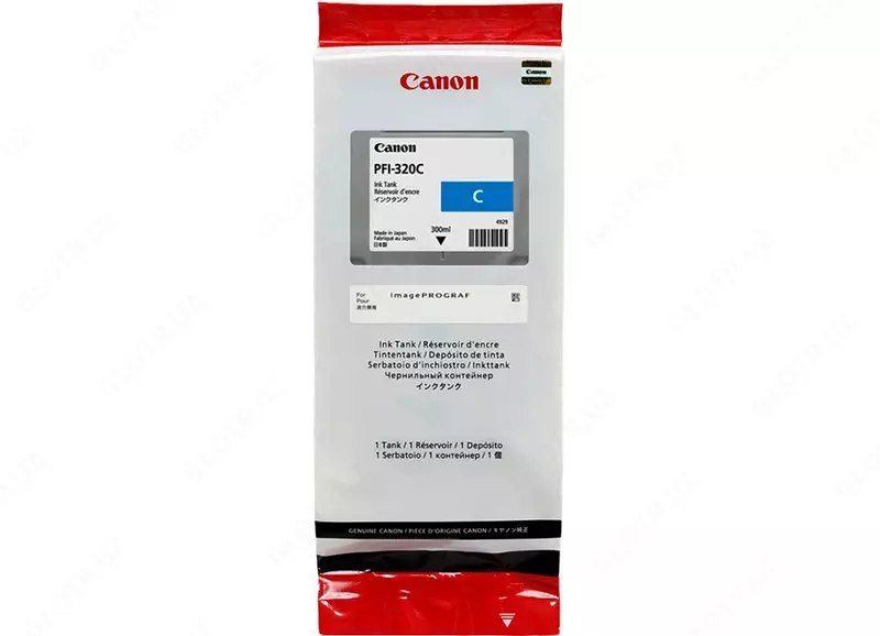 Картридж Canon PFI-320 Cyan (300 ml) для TM200/300