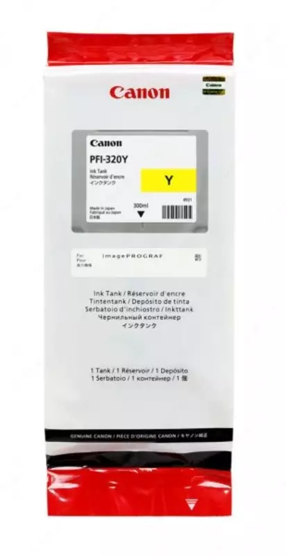 Картридж Canon PFI-320 Yellow (300 ml) для TM200/300